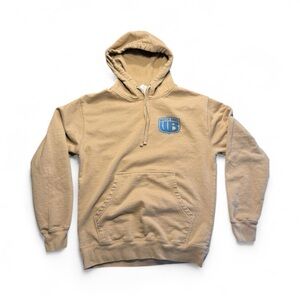Classic Tan Hoodie with Logo